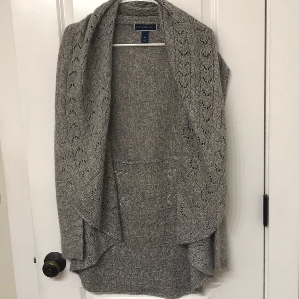 Gray Cardigan.